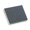 SILICON CARBIDE BLACK ABRASIVE SPONGE   3-3/4” x 4-3/4” x ½”  S/C 180 Grit 2-Sided - 250/box